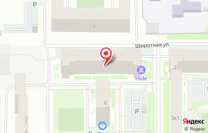 Зиновы, микрорайон, ОАО КЧУС+К на Широтной улице на карте