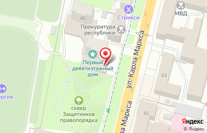 Управление по вопросам миграции МВД по Чувашской Республике в Чебоксарах на карте
