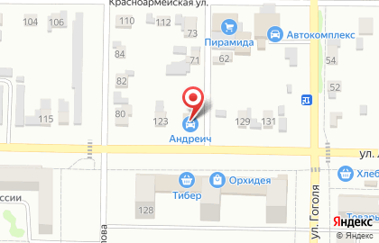 Магазин автозапчастей Андреич на карте
