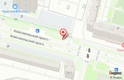 Шиномонтажная мастерская на Московской улице на карте