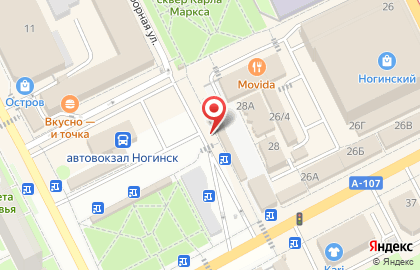 Магазин продуктов в Москве на карте