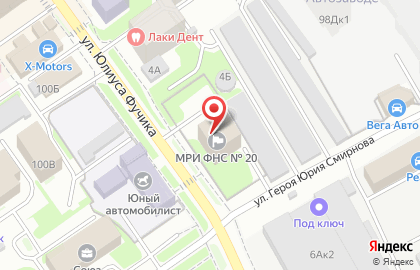 ИФНС, Инспекция Федеральной налоговой службы России по Автозаводскому району на карте