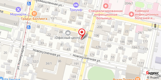 Стоматологическая клиника Стамус на улице Хакурате на карте