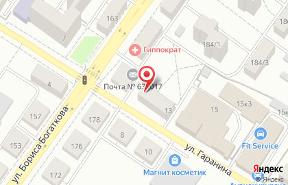 Интернет-магазин автозапчастей ЕвроАвто в Октябрьском районе на карте