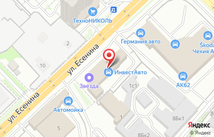 Строительно-монтажная компания Европул на улице Есенина на карте