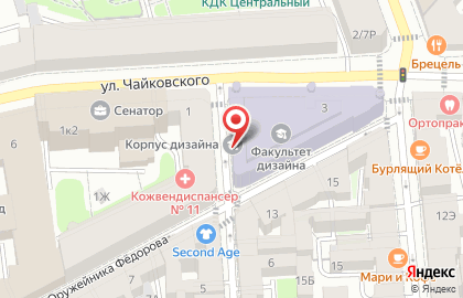 Санкт-Петербургская государственная художественно-промышленная академия им. А.Л. Штиглица в Санкт-Петербурге на карте