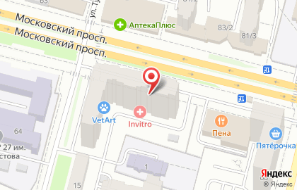 Салон красоты Allure на Московском проспекте на карте