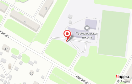 Турлатовская основная общеобразовательная школа на карте