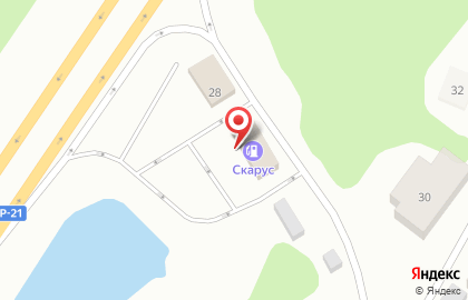 Заправочные станции Скарус в Мурманске на карте