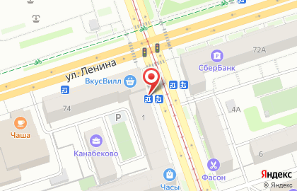 Киоск по продаже кондитерских изделий в Ленинском районе на карте