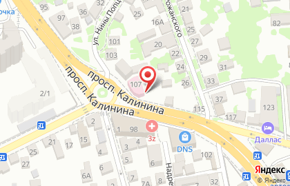 Поликлиника 4Д в Пятигорске на карте