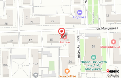 Автошкола Триумф-Авто на улице Малунцева на карте