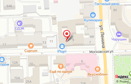 Химчистка Макси на Московской улице на карте