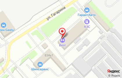 Автосервис АС-Авто на улице Гагарина на карте