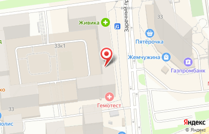 Центр ювелирных распродаж Золото Дисконт в Заречном проезде на карте