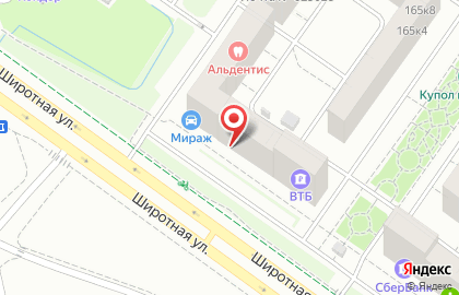 Кондитерская пекарен БулоШная & Бисквитный двор на Широтной улице на карте