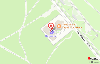 Спортивно-стрелковый клуб Олимпиец в Выборгском районе на карте