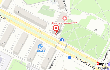 Автомат по продаже воды Vodorobot в Октябрьском районе на карте