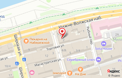 Билетный оператор Ponominalu.ru на Нижне-Волжской набережной на карте