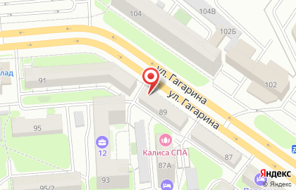 Магазин Липецксортсемовощ на улице Гагарина на карте