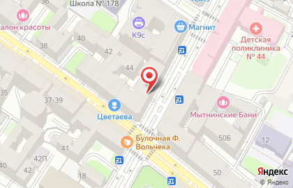 Продуктовый магазин в Санкт-Петербурге на карте