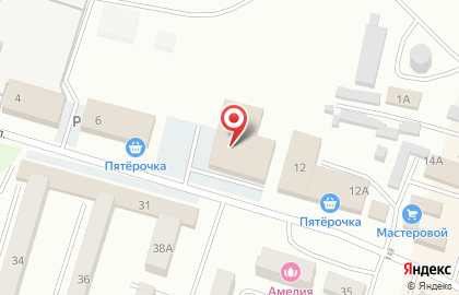 Супермаркет Метрополис в Петухово на карте