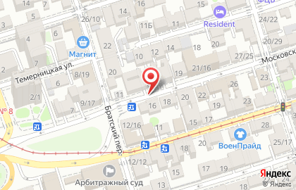 Браво на Московской улице на карте