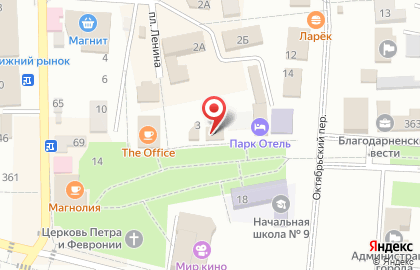 Страховая компания Росгосстрах на улице Ленина на карте