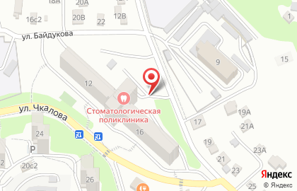 Автостоянка Чапаева на карте
