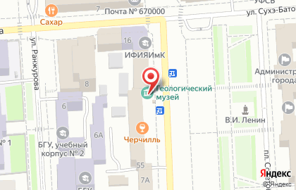 Геологический музей в Советском районе на карте