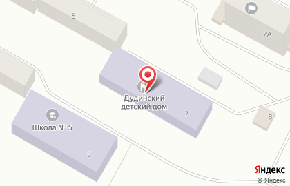Дудинский детский дом на карте