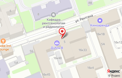 Concept Club на улице Рентгена на карте