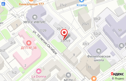 Московский Экономико-финансовый Институт на Киевской на карте