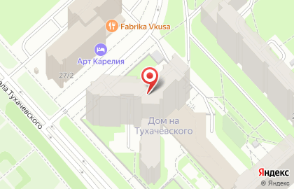 Горзеленстрой на улице Маршала Тухачевского на карте