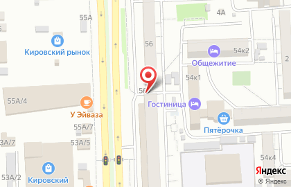 Продуктовый магазин На Победе на карте
