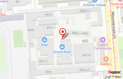 Компания ОКНАДАР на Московской улице на карте