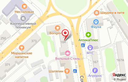 Кокетка на Советской улице на карте