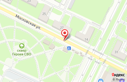 Продуктовый магазин МиМП на Московской улице на карте