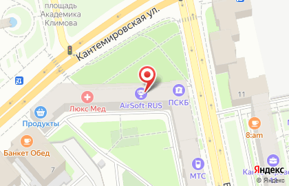 Компания AirSoft-RUS на Большом Сампсониевском проспекте на карте