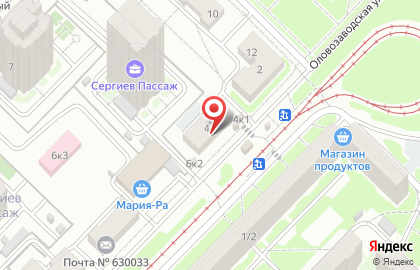 Киоск Подорожник на Оловозаводской улице на карте