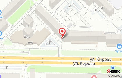 Агентство по продаже билетов и бронированию гостиниц АвиаКузбасс в Центральном районе на карте