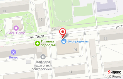 Магазин колбасной продукции Восточный на улице Труда на карте