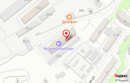 Банкомат Банк ВТБ24, филиал в г. Владивостоке в Первомайском районе на карте