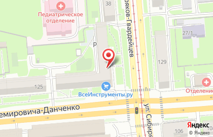 Магазин Монетка в Новосибирске на карте