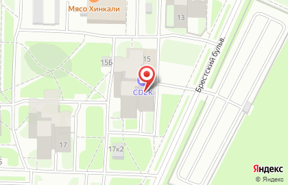 Медицинский Центр Оптики на Брестском бульваре на карте
