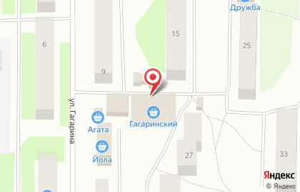 Магазин Птицефабрика Зеленецкая на улице Гагарина на карте