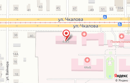 Городская больница №1 им. Г.И. Дробышева в Магнитогорске на карте