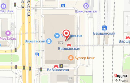 МакКиоск на Варшавском шоссе на карте