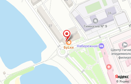 Супермаркет Пятёрочка на улице Чайковского на карте