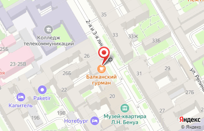 Салон красоты в Василеостровском районе на карте